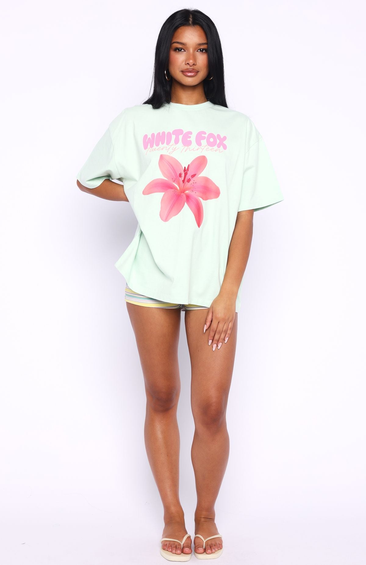 Got That Glow Oversized Tee Mint